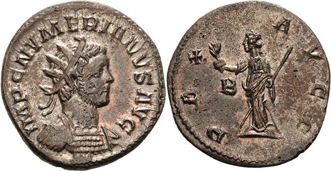 Kaiserzeit
Numerianus 282-284 Antoninian 282/284, Rom Brustbild mit Strahlenkro...