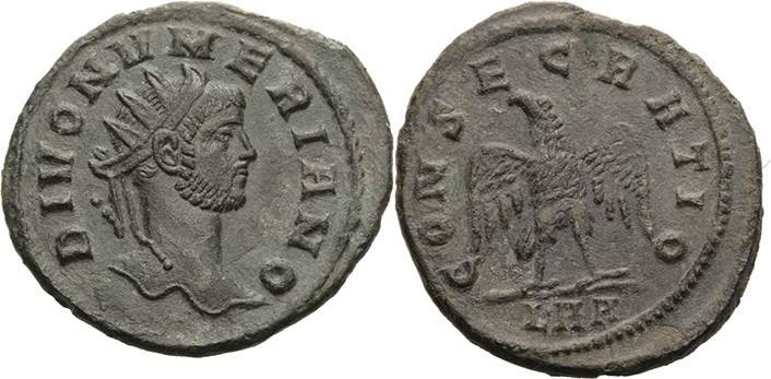 Kaiserzeit
Numerianus 282-284 Antoninian nach 284, Rom Konsekrationsprägung. Ko...