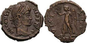 Magister militum et dominus noster - Die Münzprägung der Spätantike ab Kaiser Diocletian (284 n. Chr
Constans 337-350 Follis 342, Antiochia Kopf mit ...