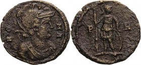 Magister militum et dominus noster - Die Münzprägung der Spätantike ab Kaiser Diocletian (284 n. Chr
Constans 337-350 Follis 348, Rom Brustbild der R...