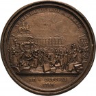 Frankreich
Ludwig XVI. 1774-1793 Einseitige Bronzegussmedaille 1789 (Andrieu) Ankunft der königlichen Familie in Paris am 6. Oktober. Königliche Fami...
