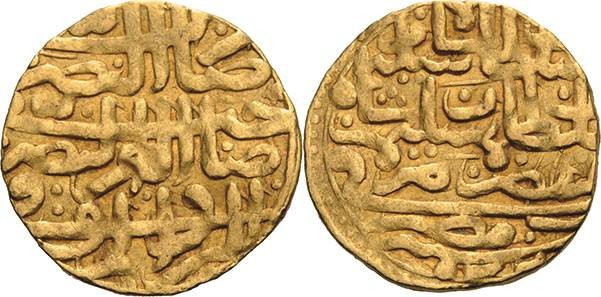 Osmanisches Reich
Suleiman I. 1520-1566 Altin 1520 (= 926 AH)?, Misr Pere 181 v...