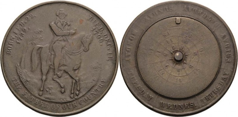 Vereinigte Staaten von Amerika
 Bronzemedaille o.J. (19. Jhd.) The Father of ou...