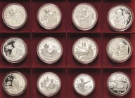 China
Lot-103 Sück Interessante Sammlung chinesischer Silbermünzen. Unterschiedliche Motive des 20. und 21. Jahrhunderts. Dabei u.a. Dollar 1912 (Sze...
