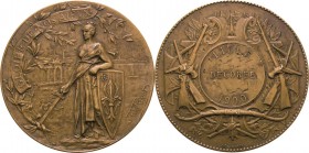 Frankreich
Lot-6 Stück Medaillen Bronzemedaille 1900 - Monnaie de Paris. 1867 - Schulpreismedaille Av. Napoleon III. 1935 - 100 Jahre Sparkasse Alenc...