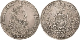 Habsburg
Ferdinand II. 1619-1637 Taler 1631, KB-Kremnitz Davenport 3129 Voglhuber 142 Huszar 1179 Leichte Fassungsspuren, sehr schön+