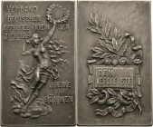 Kaiserreich Österreich
Franz Joseph I. 1848-1916 Silberplakette o.J. Verdienstmedaille des Verbandes Deutscher Geflügel u. Kleintierzüchter im Böhmen...