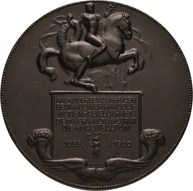 Medaillen
Wien Einseitige Bronzemedaille 1920 (Robert Pfeffer) Widmung an den V...