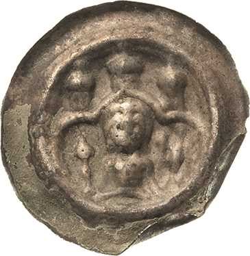 Arnstein, Grafschaft
Albrecht I. 1199-1241 oder Walter IV. 1241-1272 Brakteat. ...