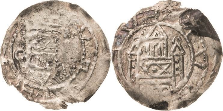 Magdeburg, Erzbistum
Konrad von Querfurt 1134-1142 Dünnpfennig. Brustbild des E...