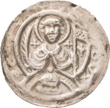 Magdeburg, Erzbistum
Wichmann von Seeburg 1152-1192 Brakteat. Brustbild des hei...