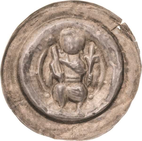 Sachsen, Haus Wettin, Brakteatenzeit
Dietrich der Bedrängte 1197-1221 Brakteat,...
