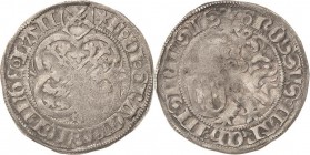 Sachsen, Haus Wettin, Groschenzeit
Kurfürst Friedrich II. von Sachsen, der Sanftmütige 1428-1464 Schwertgroschen o.J. (1457/1464), beiderseits 6-stra...