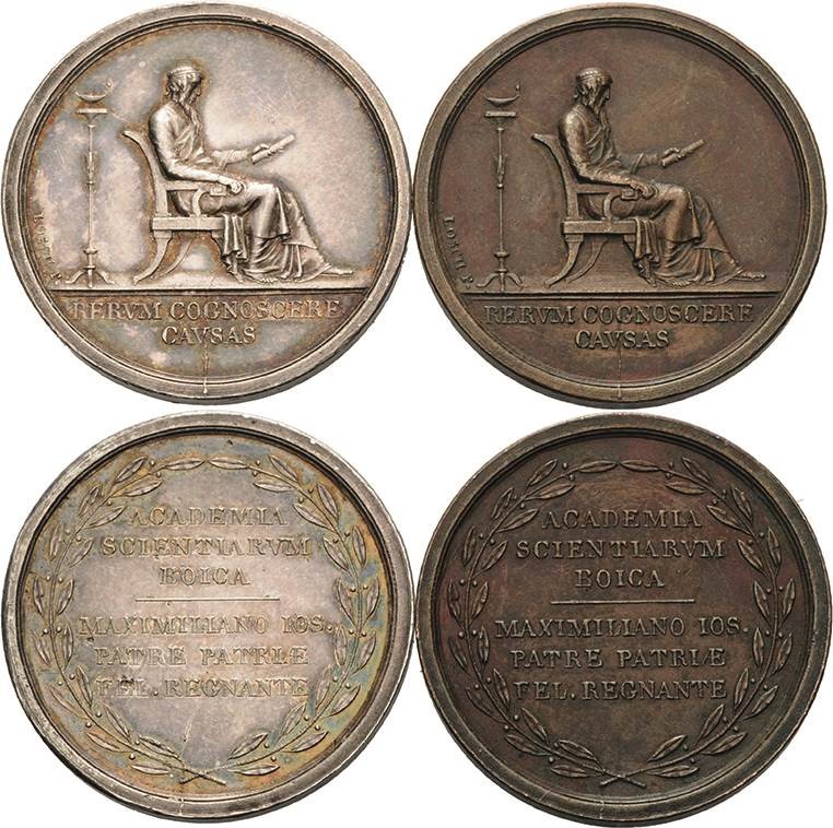 Bayern
Maximilian I. Joseph 1806-1825 Silbermedaille o.J. (J. Losch) Preismedai...