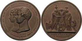 Bayern
Maximilian I. Joseph 1806-1825 Bronzemedaille 1823 (G. Loos/F. König) Hochzeit des Kronprinzen Wilhelm von Preußen mit Elisabeth Ludovica von ...