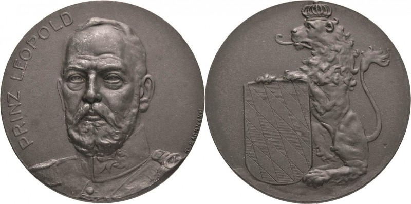 Bayern
Prinzregent Luitpold 1886-1912 Zinkmedaille o.J. (R. Bachmann) Prinz Leo...
