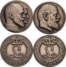 Bayern
Prinzregent Ludwig 1912-1913 Silberne Miniaturmedaille o.J. (1912) (M. Dasio) Kopf nach rechts / Im Perlkreis L unter Krone. 23,1 mm, 5,34 g. ...