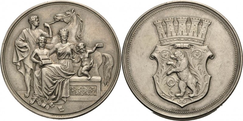 Berlin
 Silbermedaille o.J. (1865/1870) (Weigand/Kullrich) Preismedaille der Be...