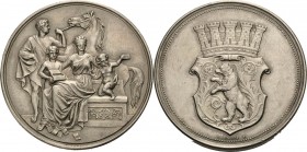 Berlin
 Silbermedaille o.J. (1865/1870) (Weigand/Kullrich) Preismedaille der Berliner Pferdelotterie. Stadtwappen unter Mauerkrone / Lottofee mit zwe...