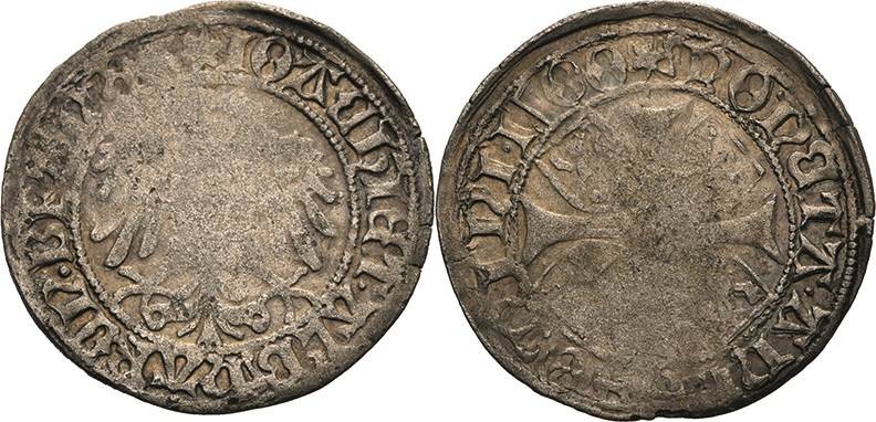 Brandenburg-Preußen
Joachim I. und Albrecht 1499-1514 Groschen 1500, Berlin Bah...