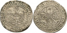 Brandenburg-Preußen
Joachim I. und Albrecht 1499-1514 Groschen 1503. Bahrfeldt 116 Neumann 5.2 Sehr schön+