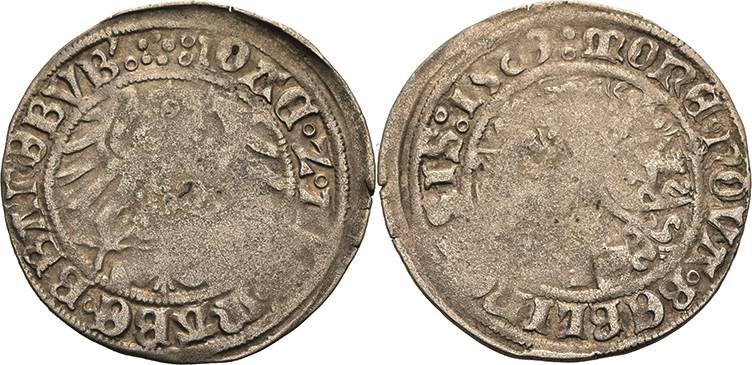 Brandenburg-Preußen
Joachim I. und Albrecht 1499-1514 Groschen 1509, Berlin Bah...