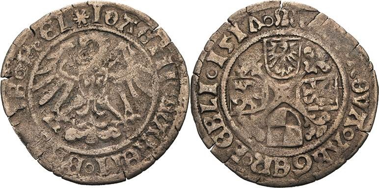 Brandenburg-Preußen
Joachim I. 1513-1535 Groschen 1517, Berlin Bahrfeldt 200 g ...