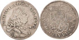 Brandenburg-Preußen
Friedrich Wilhelm, der große Kurfürst 1640-1688 1/3 Taler 1674, AVH-Minden v. Schrötter 798 Neumann 11.63 g Sehr schön
