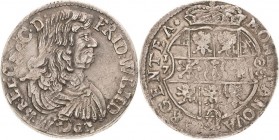 Brandenburg-Preußen
Friedrich Wilhelm, der große Kurfürst 1640-1688 1/3 Taler 1674, GF-Krossen v. Schrötter 624 Neumann 11.63 b Bahrfeldt 429 Fast vo...