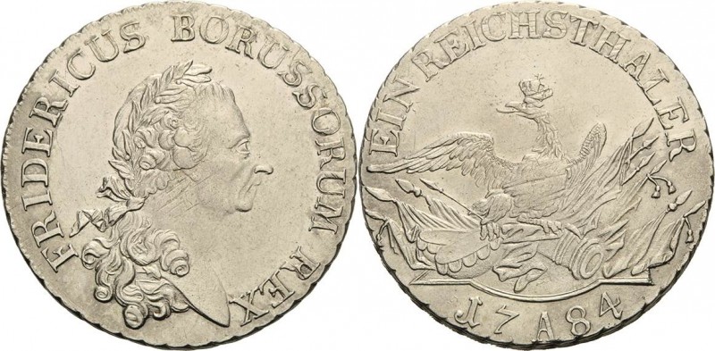 Brandenburg-Preußen
Friedrich II., der Große 1740-1786 Taler 1784, A-Berlin Old...