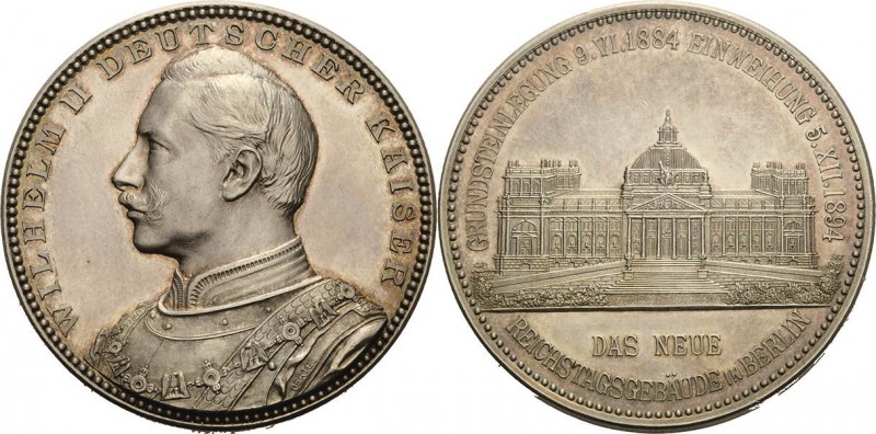 Brandenburg-Preußen
Wilhelm II. 1888-1918 Silbermedaille 1894 (Oertel) Einweihu...