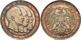 Brandenburg-Preußen
Wilhelm II. 1888-1918 Silbermedaille 1895. 25 Jahr-Feier des Deutsch-französischen Krieges. Die Köpfe Wilhelm II., Wilhelm I. und...