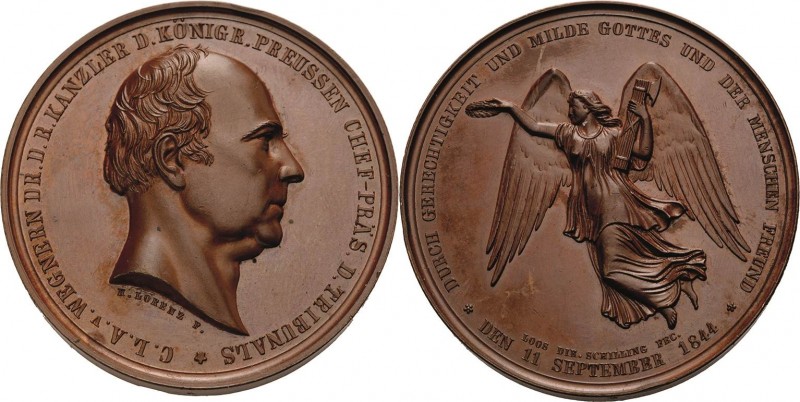 Brandenburg-Preußen
Medaillen Bronzemedaille 1844 (H. Lorenz/Schilling/Loos) 50...