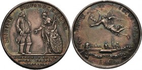 Braunschweig-Wolfenbüttel
Karl I. 1735-1780 Silbermedaille 1776 (Theodor van Berkel) 25-jähriges Jubiläum des Herzogs Ludwig Ernst als Generalkapitän...