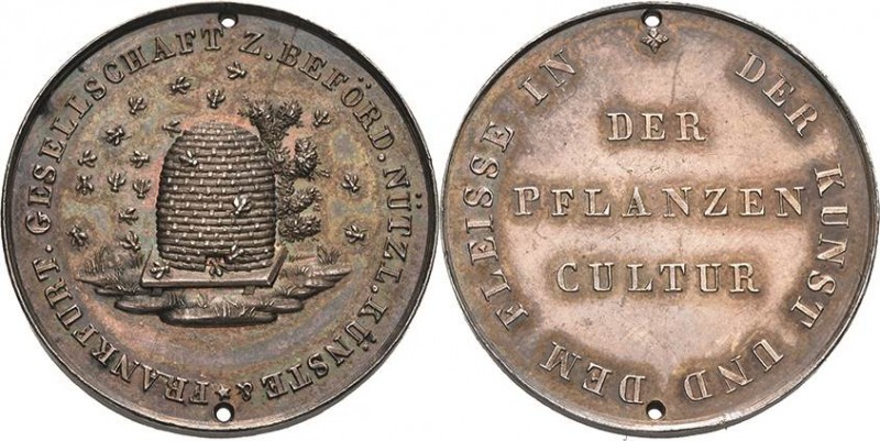 Frankfurt am Main
 Silbermedaille o.J. (unsigniert) Prämie der Gesellschaft für...