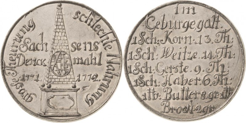 Sachsen-Kurlinie ab 1547 (Albertiner)
Friedrich August III. 1763-1806 Zinngussm...