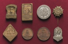 Leipzig
Lot-8 Stück Interessantes Lot von Medaillen des 19./20. Jahrhunderts auf diverse Anlässe. Dabei: Blechabzeichen 1887 (Gebauer 1887.12) - Seda...