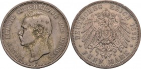Hessen
Ernst Ludwig 1892-1918 5 Mark 1899 A Jaeger 73 Fast sehr schön/sehr schön