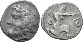 THRACE. Thasos. Drachm (Circa 404-355 BC).