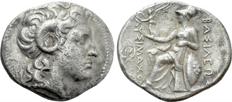 KINGS OF THRACE (Macedonian). Lysimachos (305-281 BC). Tetradrachm. Magnesia pro...