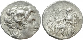 KINGS OF THRACE (Macedonian). Lysimachos (305-281 BC). Tetradrachm. Magnesia pros Maiandroi.