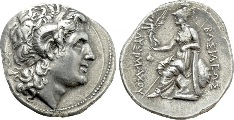 KINGS OF THRACE (Macedonian). Lysimachos (305-281 BC). Tetradrachm. Sestus. 

...