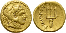 KINGS OF MACEDON. Philip II (359-336 BC). GOLD 1/8 Stater. Pella.