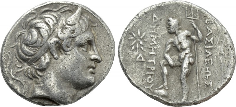 KINGS OF MACEDON. Demetrios I Poliorketes (306-283 BC). Tetradrachm. Uncertain m...