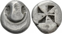 BOEOTIA. Thebes. Drachm (525-480 BC).