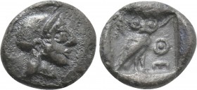 ATTICA. Athens. Hemiobol (Circa 500/490-485/80 BC).