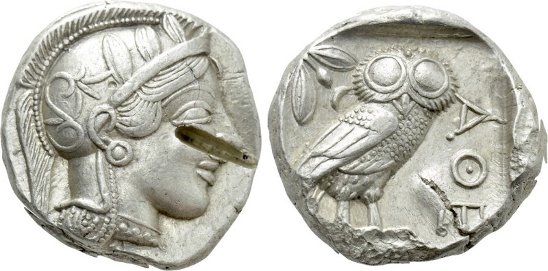 ATTICA. Athens. Tetradrachm (Circa 454-404 BC). 

Obv: Helmeted head of Athena...