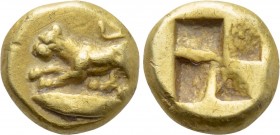 MYSIA. Kyzikos. EL Hemihekte (Circa 550-450 BC).