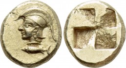 MYSIA. Kyzikos. EL 1/12 Stater (Circa 550-450 BC).