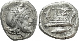MYSIA. Kyzikos. Pharnabazos. Persian military commander (Circa 398-396/5 BC). Tetradrachm.